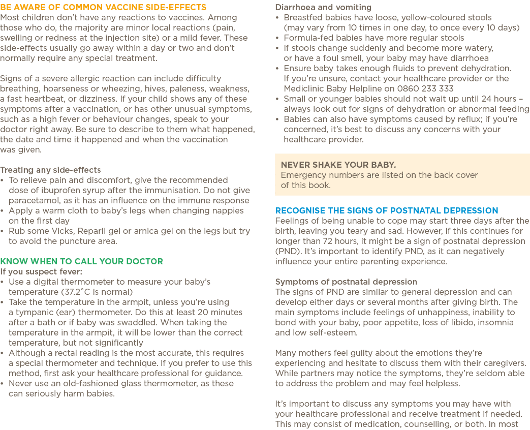 be aware of COMMON VACCINE SIDE-EFFECTS Most children don t have any reactions to vaccines  Among those who do, the m   